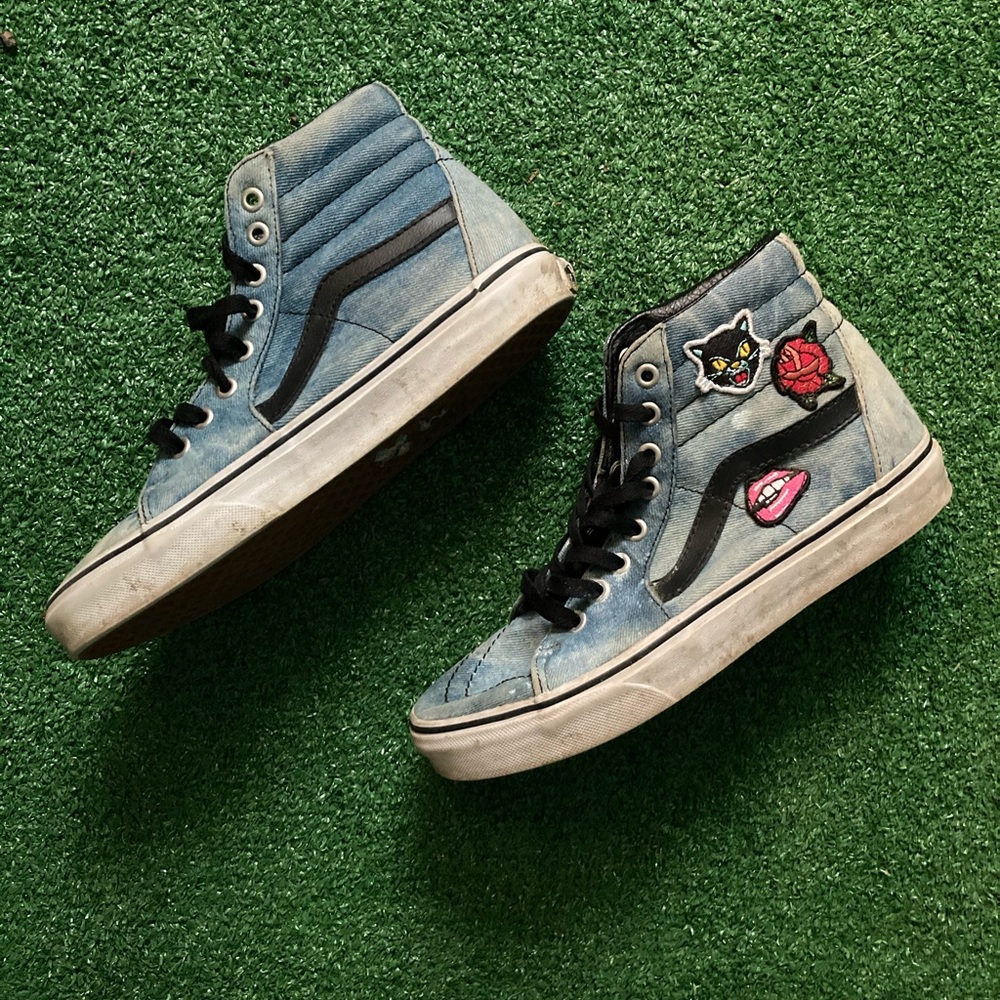 HIGH TOP DENIM VANS